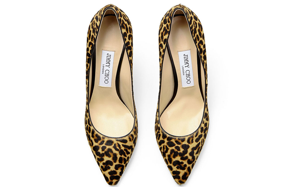 Lookbook (W) Jimmy Choo Romy 85 ''Cetakan Macan Tutul'' ROMY85LOP-NATURALMIX