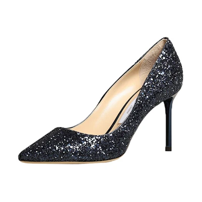 (W) Jimmy Choo Romy 85 'Navy'