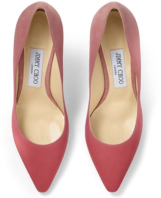 (Women) Jimmy Choo Romy 85 'Ombre Suede Pink' ROMY85DGD0C8020 Lookbook (Women) Jimmy Choo Romy 85 'Ombre Suede Pink' ROMY85DGD0C8020