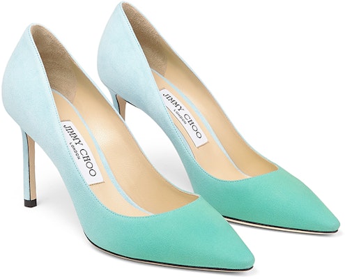 (Women) Jimmy Choo Romy 85 'Ombre Suede Sky Blue' ROMY85DGD0C8019 Order (Women) Jimmy Choo Romy 85 'Ombre Suede Sky Blue' ROMY85DGD0C8019