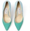 Lookbook (Women) Jimmy Choo Romy 85 'Ombre Suede Sky Blue' ROMY85DGD0C8019