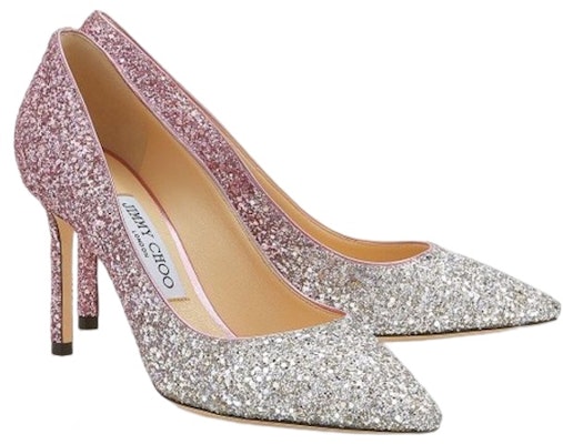 (Women) Jimmy Choo Romy 85 'Sequins Gradient Pink' ROMY85VOG Order (Women) Jimmy Choo Romy 85 'Sequins Gradient Pink' ROMY85VOG