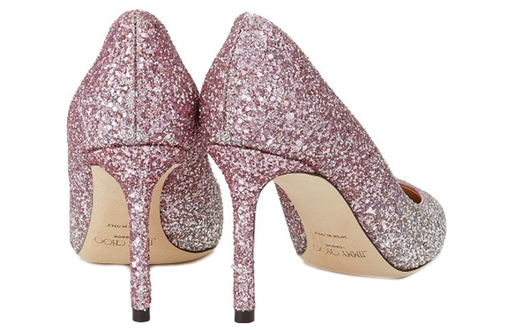 Lookbook (W) ジミーチュウ ロミー 85 ''スパンコール グラデーション ピンク'' ROMY85VOG