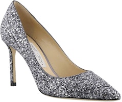 (W) Jimmy Choo Romy 85 ''Silver Star Glitter'' Sepatu Wanita Gliter Perak ROMY85ARG Order (W) Jimmy Choo Romy 85 ''Silver Star Glitter'' Sepatu Wanita Gliter Perak ROMY85ARG