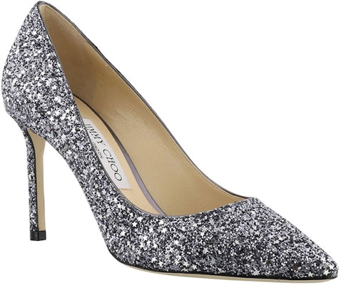 (Women) Jimmy Choo Romy 85 'Silver Star Glitter' ROMY85ARG Order (Women) Jimmy Choo Romy 85 'Silver Star Glitter' ROMY85ARG