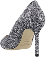 (W) Jimmy Choo Romy 85 ''Silver Star Glitter'' Sepatu Wanita Gliter Perak ROMY85ARG Lookbook (W) Jimmy Choo Romy 85 ''Silver Star Glitter'' Sepatu Wanita Gliter Perak ROMY85ARG