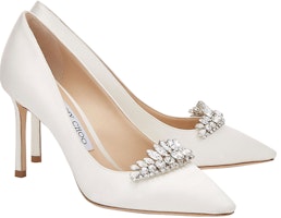 (W) Jimmy Choo Romy 85 ''White Crystal'' Putih Kristal ROMY85ARI000784 Order (W) Jimmy Choo Romy 85 ''White Crystal'' Putih Kristal ROMY85ARI000784