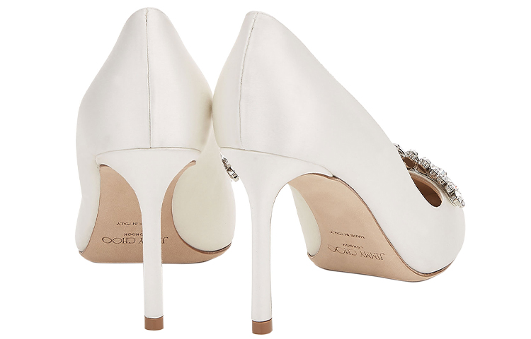 Lookbook (W) Jimmy Choo Romy 85 ''White Crystal'' Putih Kristal ROMY85ARI000784