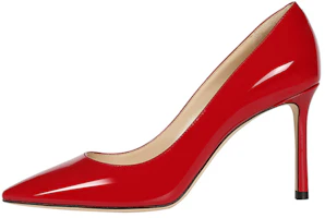 (Women) Jimmy Choo ROMY 85 Red Patent Leather Stiletto Heels 8.5cm ROMY85PAT Red (Women) Jimmy Choo ROMY 85 Red Patent Leather Stiletto Heels 8.5cm ROMY85PAT Red
