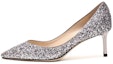 Buy (Women) Jimmy Choo ROMY 'Light Purple Glitter Pointed Stiletto' ROMY60VKV