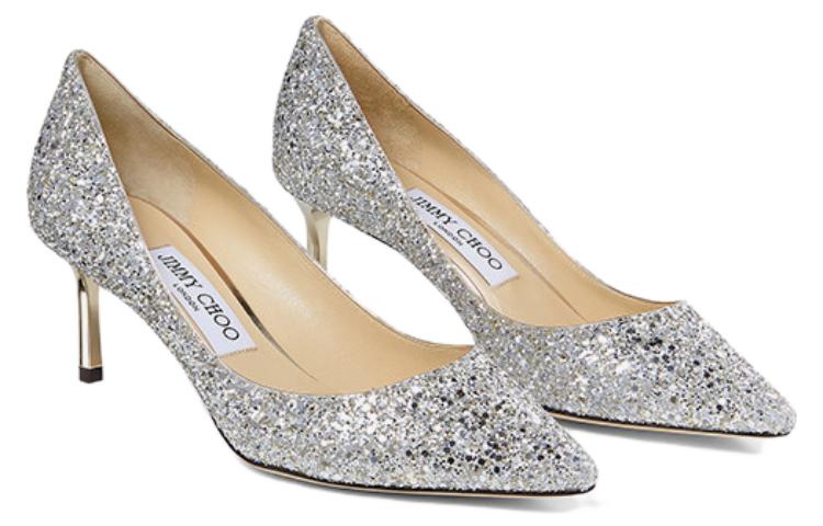 Lookbook (W) Jimmy Choo Romy 银色布面尖头细高跟鞋 love100pgw