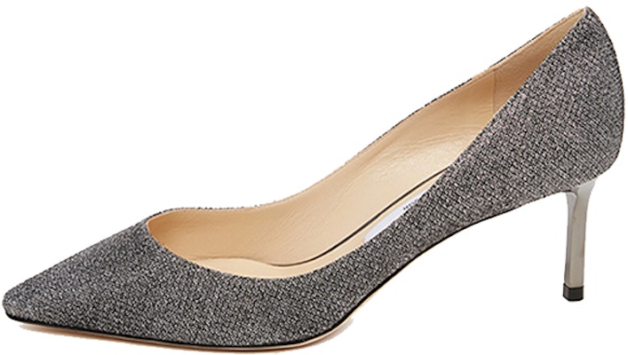 (Women) Jimmy Choo Romy 'Silver Slip-On Stiletto' ROMY60LAG Buy (Women) Jimmy Choo Romy 'Silver Slip-On Stiletto' ROMY60LAG