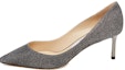 Buy (Women) Jimmy Choo Romy 'Silver Slip-On Stiletto' ROMY60LAG