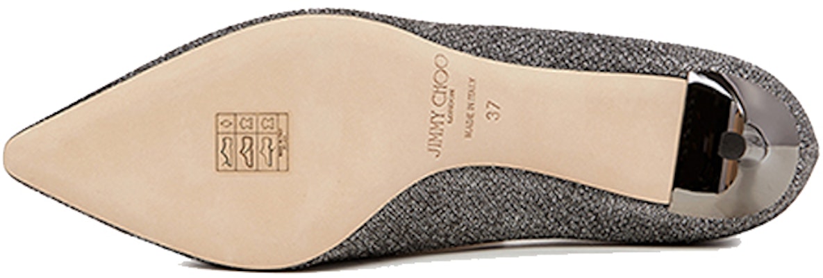 (Women) Jimmy Choo Romy 'Silver Slip-On Stiletto' ROMY60LAG Details for (Women) Jimmy Choo Romy 'Silver Slip-On Stiletto' ROMY60LAG
