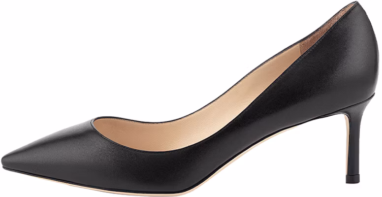 (Women) Jimmy Choo ROMY Black Leather Pointed Toe Stiletto Heels 6cm Shoes ROMY60KID010003 Black Buy (Women) Jimmy Choo ROMY Black Leather Pointed Toe Stiletto Heels 6cm Shoes ROMY60KID010003 Black
