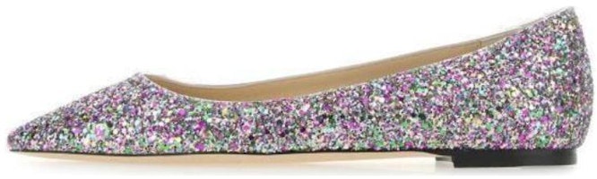 (Women) Jimmy Choo Romy Flat 'Black' ROMYFLATCGF (Women) Jimmy Choo Romy Flat 'Black' ROMYFLATCGF