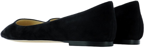 (W) 지미 추 로미 플랫 '블랙 발레 플랫 슈즈' ROMY-FLAT-SUEBLACK Shop (W) 지미 추 로미 플랫 '블랙 발레 플랫 슈즈' ROMY-FLAT-SUEBLACK