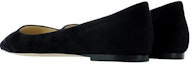 Shop (Women) Jimmy Choo Romy Flat 'Black Ballet' ROMY-FLAT-SUEBLACK