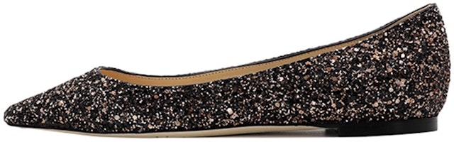 (Women) Jimmy Choo Romy Flat 'Black Gold' ROMYFLATIDF (Women) Jimmy Choo Romy Flat 'Black Gold' ROMYFLATIDF