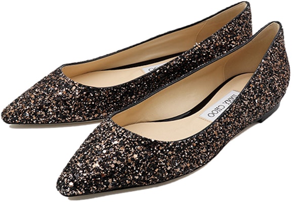 (W) Jimmy Choo Romy Flat 'Negro Oro' ROMYFLATIDF Order (W) Jimmy Choo Romy Flat 'Negro Oro' ROMYFLATIDF