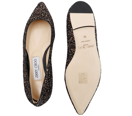 (W) Jimmy Choo Romy Flat 'Negro Oro' ROMYFLATIDF Lookbook (W) Jimmy Choo Romy Flat 'Negro Oro' ROMYFLATIDF
