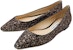 (Women) Jimmy Choo Romy Flat 'Black Gold' ROMYFLATIDF