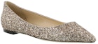 Shop (Women) Jimmy Choo Romy Flat 'Gold' ROMYFLATSAO-BALLETPINK