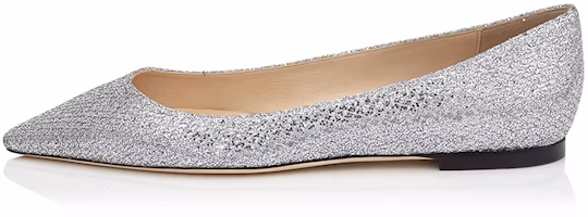 (Women) Jimmy Choo Romy Flat 'Silver' ROMYFLATGFA (Women) Jimmy Choo Romy Flat 'Silver' ROMYFLATGFA