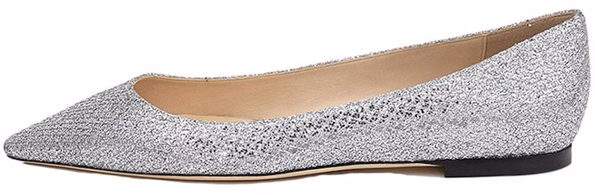 (Women) Jimmy Choo Romy Flat 'Silver' ROMYFLATGFA Buy (Women) Jimmy Choo Romy Flat 'Silver' ROMYFLATGFA