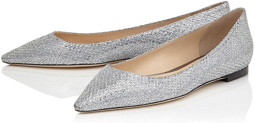 (Women) Jimmy Choo Romy Flat 'Silver' ROMYFLATGFA Order (Women) Jimmy Choo Romy Flat 'Silver' ROMYFLATGFA