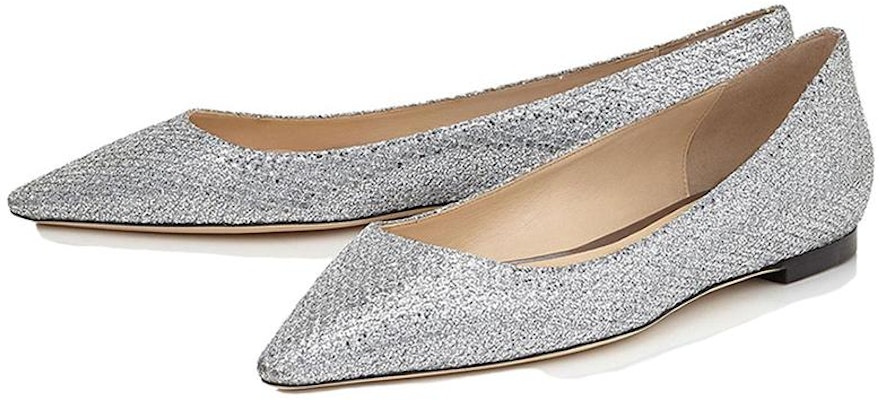 (Women) Jimmy Choo Romy Flat 'Silver' ROMYFLATGFA Shop (Women) Jimmy Choo Romy Flat 'Silver' ROMYFLATGFA