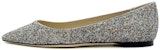 (Women) Jimmy Choo Romy Flat 'Silver Spring/Summer 2021' ROMYFLATJOYSILVERMULTI