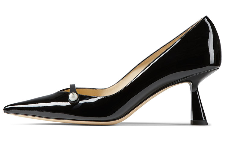 (Women) Jimmy Choo Rosalia 65 Pointed-Toe Stiletto Heels Black ROSALIA65PTZ Black