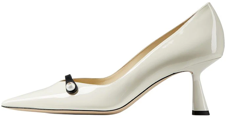 (W) Jimmy Choo Rosalia Scarpe Décolleté in Pelle Verniciata Beige Tacco 6.5cm Donna. ROSALIA65PTZ White Buy (W) Jimmy Choo Rosalia Scarpe Décolleté in Pelle Verniciata Beige Tacco 6.5cm Donna. ROSALIA65PTZ White