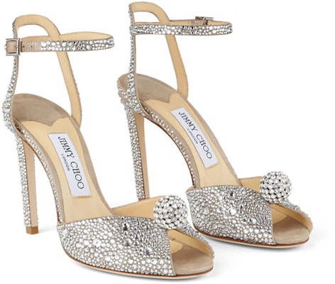(Women) Jimmy Choo Sacora 100 'Silver Velvet' SACORA100PHZ Order (Women) Jimmy Choo Sacora 100 'Silver Velvet' SACORA100PHZ