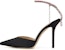 (Women) Jimmy Choo Saeda 100 'Lightrose Black' SAEDA-100-BGH-BLACK/LIGHT-ROSE