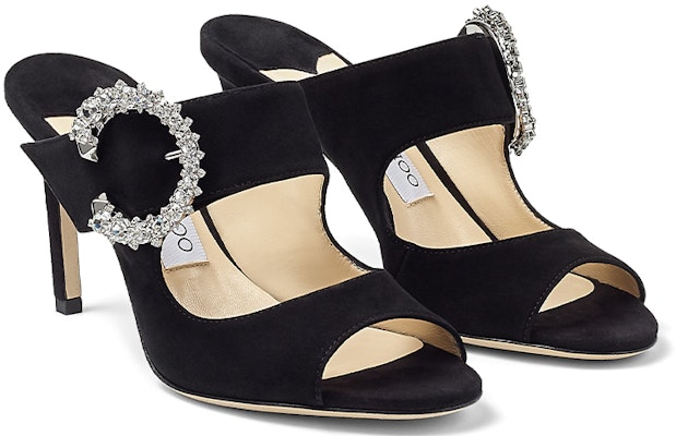 (Women) Jimmy Choo Saf 85 'Black High Heel Slides' SAF85SUE010003 Lookbook (Women) Jimmy Choo Saf 85 'Black High Heel Slides' SAF85SUE010003
