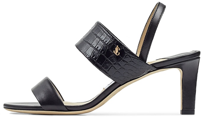 (Women) Jimmy Choo Salise 65 High Heels 'Black Nappa Leather' SALISE65CRJ Buy (Women) Jimmy Choo Salise 65 High Heels 'Black Nappa Leather' SALISE65CRJ
