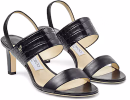 Order (W) Jimmy Choo Salise 65 高跟鞋 '黑色納帕皮革' SALISE65CRJ