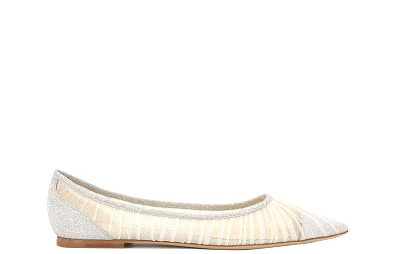 (W) Jimmy Choo Sandals 'Silver Cut-Out'