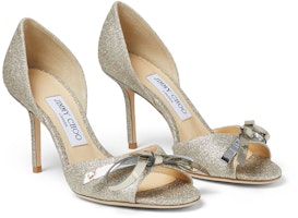 (W) Jimmy Choo Saphine 85 高跟鞋 '银色闪耀面料' SAPHINE85DGO Order (W) Jimmy Choo Saphine 85 高跟鞋 '银色闪耀面料' SAPHINE85DGO