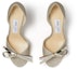 Lookbook (Women) Jimmy Choo Saphine 85 High Heels 'Silver Sparkle Fabric' SAPHINE85DGO