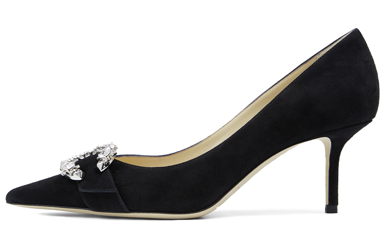 (Women) Jimmy Choo Saresa 65 'Black' SARESA65SUE010003