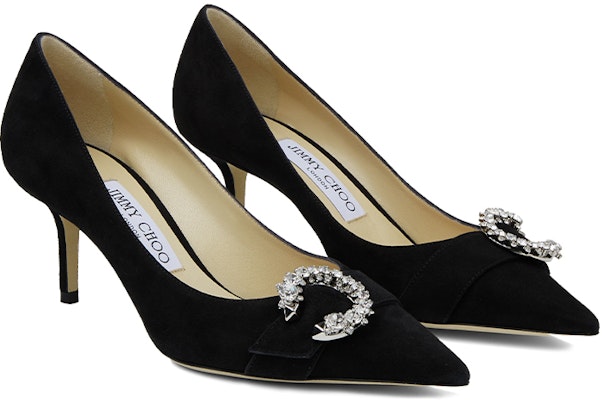 (Women) Jimmy Choo Saresa 65 'Black' SARESA65SUE010003 Order (Women) Jimmy Choo Saresa 65 'Black' SARESA65SUE010003