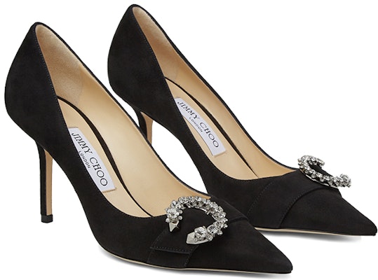 (Women) Jimmy Choo Saresa 85 'Black' SARESA85SUE010003 Order (Women) Jimmy Choo Saresa 85 'Black' SARESA85SUE010003