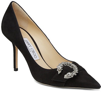 (W) Jimmy Choo Saresa 85 'Negro' SARESA85SUE010003 Lookbook (W) Jimmy Choo Saresa 85 'Negro' SARESA85SUE010003