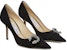 (Women) Jimmy Choo Saresa 85 'Black' SARESA85SUE010003