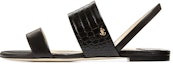 Buy (Women) Jimmy Choo Seia Flat 'Crocodile Leather Black' SEIAFLATCRJ