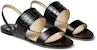 (Women) Jimmy Choo Seia Flat 'Crocodile Leather Black' SEIAFLATCRJ