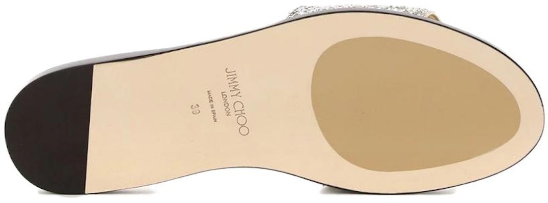 (Women) Jimmy Choo Slide Sandal 'Silver' MINEA-FLAT-CGF-CHAMPAGNE-35 Shop (Women) Jimmy Choo Slide Sandal 'Silver' MINEA-FLAT-CGF-CHAMPAGNE-35